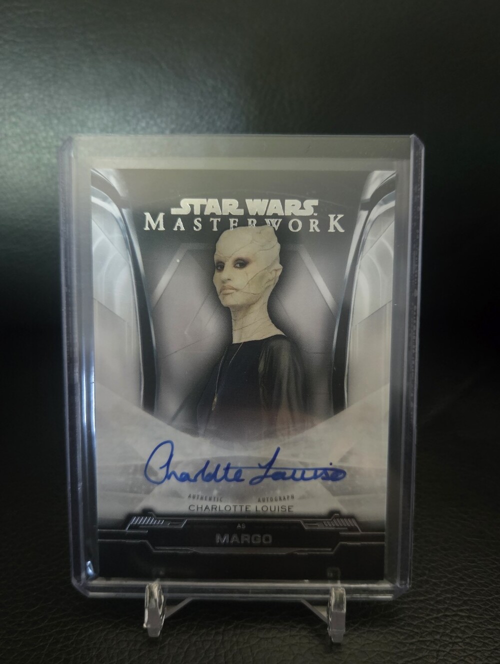 2019 Topps Star Wars Masterwork Charlotte Louise as Margo Autographed Card
